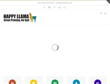 Tablet Screenshot of happyllamainc.com